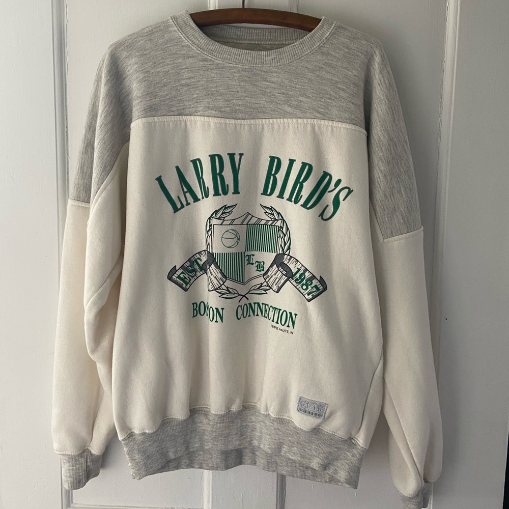 COPY - RARE Vintage Larry Bird Boston Connection Crewneck